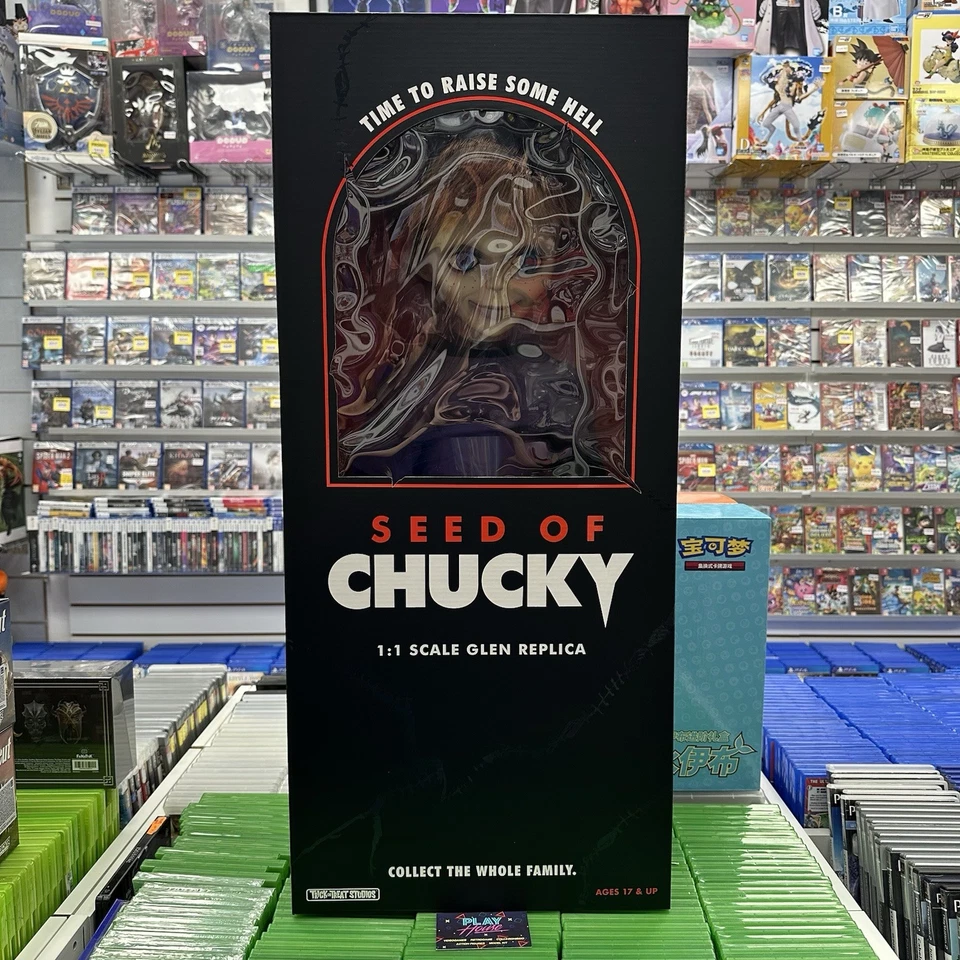 GLEN DOLL SEED OF CHUCKY NUOVO ORIGINALE TRICK OR TREAT STUDIOS PROP REPLICA 1:1 - Immagine 1 di 4