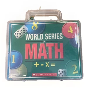 New Scholastic World Series Of Math Kit With Carrying Case - Picture 1 of 4