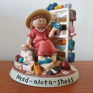 Zingle Berry Need alota Shoes Fashion 1999 Pavilion Gift Co. Collectable Figure - Picture 1 of 7