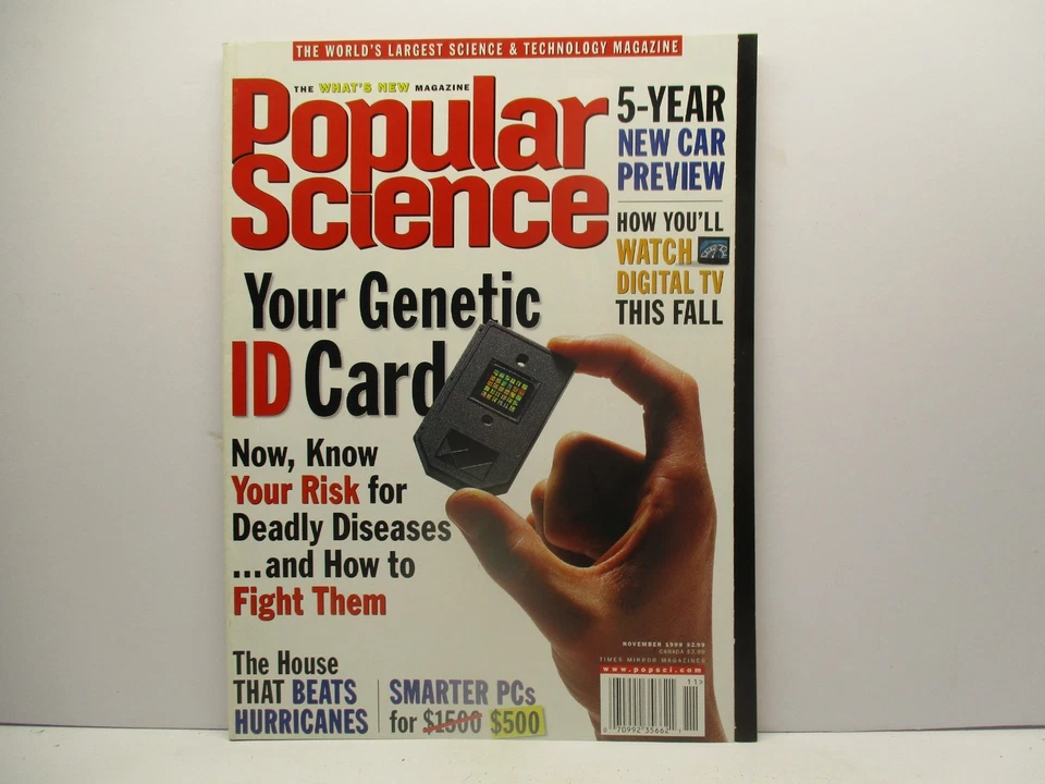 Nov 1998  Popular Science Magazine Vintage Home Office Ozone Technology Computer - Image 1 of 1