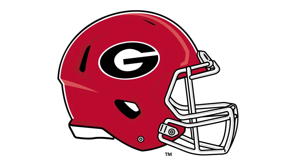 Letrero de metal con logotipo del equipo universitario d Georgia BulldogsNCAA bandera 12x8 pulgadas Foto 1 de 1