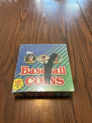 1990 Topps Baseball Coins Sealed Box 36 Ct 108 Total Coins Griffey, B Jackson - Image 1 of 2