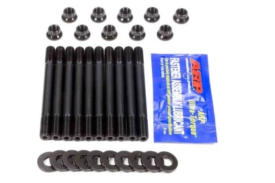 Kit de pernos de cabeza ARP 202-4304 para motor Nissan KA24DE de 4 cilindros tuercas de 12pt negro Foto 1 de 4