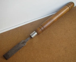 Vintage Pibro Sheffield Woodturning Chisel Hand Tool - 7/8" - Picture 1 of 7