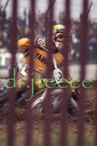 1973 MOTOCROSS Pierre Karsmakers YAMAHA - 35mm Motorcycle Slide - Picture 1 of 1