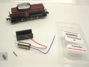 Micromotor.eu NM001G Minitrix V60 BR261 SNCB BR260 Coreless Motor Conversion Kit - Picture 1 of 2