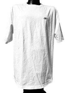 Vintage Y2K Reebok Herren T-Shirt gesticktes Logo weiß kurzarm Größe Large - Bild 1 von 13