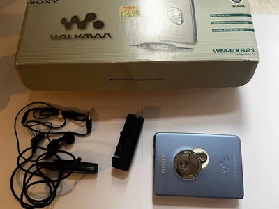 Sony Walkman WM-EX621 Retro Cassette Tape Player boxed fully working - Image 1 of 4