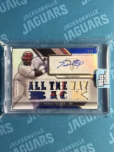 2016 Topps Triple Threads Autograph Relics Prince Fielder #TTAR-PF1 Sapphire /3 - Picture 1 of 1