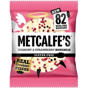 Metcalfe's Yoghurt & Strawberry Rice Cakes | 12x34g | Free Delivery - Picture 1 of 5
