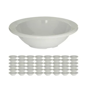 Kingline Reusable Plastic Bowl Fruit Bowl with Rim for Home and Restaurant, M... - Picture 1 of 6