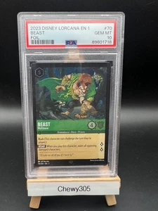 Lámina Lorcana Beast Wolfsbane 2023 primer capítulo #70 PSA 10 gemas como nueva - Imagen 1 de 2