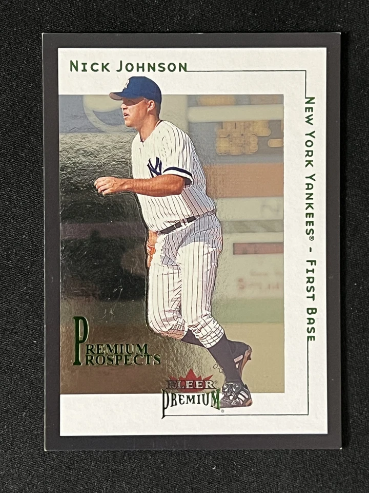 2001 Fleer Premium Prospects Nick Johnson /1999 #201 Rookie New York Yankees - Image 1 of 2