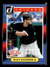 2014 Donruss #25 Matt Davidson /199 Press Proofs Silver