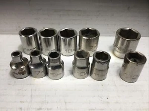 Matco Tools Set 3/8 Dr, Metric, B Series, 6Pt, Shallow 8, 11, 13, 14, 15, 17, 19 - Bild 1 von 9