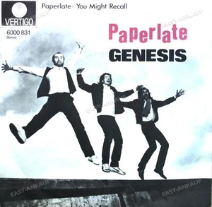 Genesis - Paperlate 7in 1982 (VG/VG) . - Picture 1 of 1