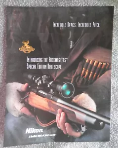 Mira para rifle Buckmasters edición especial folleto Nikon 1997 en muy buen estado - Imagen 1 de 3