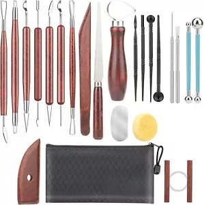 23PCS Clay Tools Sculpting, Ceramic & Pottery Modeling Tool, Ceramics Tools... - Picture 1 of 6