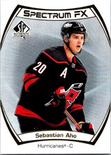 2022-23 SP Authentic Spectrum FX Sebastian Aho Carolina Hurricanes #S-3