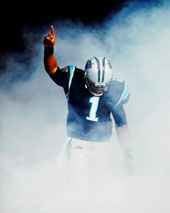 Carolina Panthers CAM NEWTON Glossy 8x10 Photo Football Print Poster - Picture 1 of 1