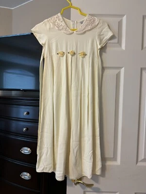 Vestido de Boda My Michelle Amarillo Formal Iglesia de Pascua - Talla 10 Niña Foto 1 de 4