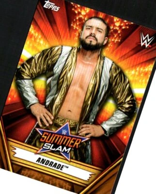 2019 Topps WWE SummerSlam - Bronze Parallel #30 Andrade AEW - Image 1 of 2