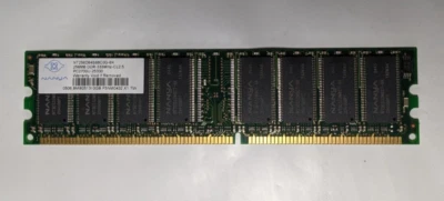 Nanya NT256D64S88C0G-6K - 256MB RAM PC2700U 333MHz - Image 1 of 3