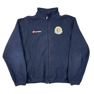 Lotto Fleece Jacket Full Zip 00S Y2K Walking Hiking Outdoors Blue Mens Large - Picture 1 of 7