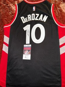 Demar Derozan Toronto Raptors Autograph Signed Jersey! JSA - Picture 1 of 4