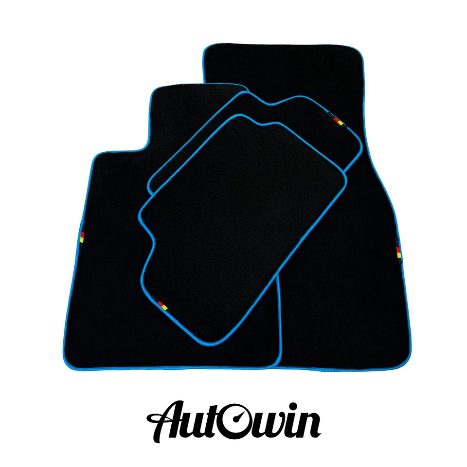 Alfombrillas negras para BMW Serie 4 F33 Convertible (2014-2021) Marca AutoWin Foto 1 de 4