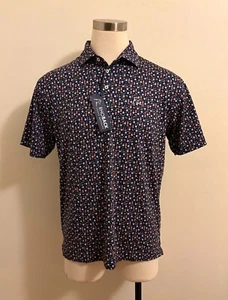 NWT Rhoback Golf The 7th Inning Stretch Performance Polo Shirt (size: L) - Picture 1 of 5