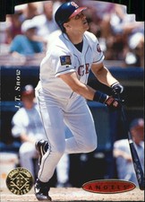 1995 SP Championship Die Cuts California Angels Baseball Card #134 J.T. Snow