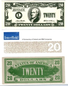 3 FOR 1 "ATM CALIBRATION NOTES" (3 FOR 1 MONEY) "CALIBRATION." CRISPY!!! - Picture 1 of 2