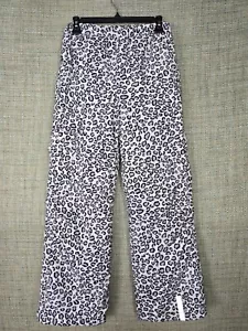 Hanna Andersson Womens Pants Size Small Leopard Print White Black - Picture 1 of 12