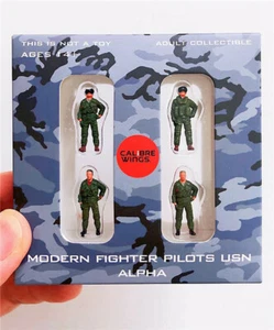 Calibre Wings Modern fighter pilots USN alpha 1/72 ABS Figure Pre-builded Model - Picture 1 of 5