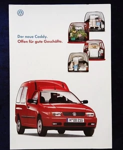 Der neue VW Caddy  Prospekt 12.1995 mit Farben und Polstern, - Picture 1 of 3