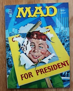 Mad Magazine Septiembre 1976; Vol 1; #185; Para Presidente - Imagen 1 de 6
