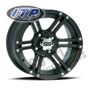 ITP SS212 Wheel 12x7 4/156 Matte Black 4+3 KAF 820 Mule Pro-Fx EPS (2016-2018) - Picture 1 of 3