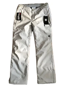 DESCENTE THINSULATE INSULATION Norah Women’s Gray Ski Snow Pants Sz 12 NWT - Picture 1 of 10
