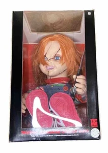 The Bride of Chucky Doll 21" Animatronic Talking Horror Movie Works w/ Knife EUC - Picture 1 of 6