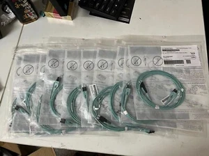 lot of 10 Corning Optical Fiber Cables jumper 10FT(3M) LSZH multimode lc to lc - Picture 1 of 3