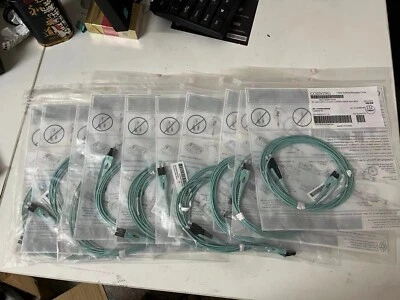 lot of 10 Corning Optical Fiber Cables jumper 10FT（3M） LSZH multimode  lc to lc - Image 1 of 3
