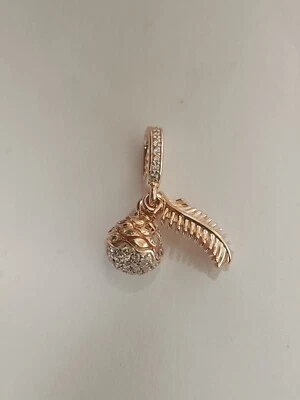 AUTÉNTICO PANDORA BRILLANTE CONO DE PINO COLGANTE ENCANTO #789557C01 Foto 1 de 4