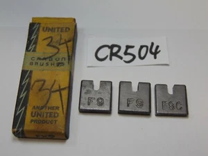 VINTAGE UNITED BRAND FORD GENERATOR BRUSH FX9 A, B, V8 AND OTHER CARS F9 - Picture 1 of 5