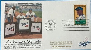 Los Angles Dodgers Official 2016 Jackie Robinson w/Roy Campanella Sandy Koufax - Picture 1 of 1