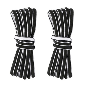 2 Pair Oval Shoe Laces Replacement Strings for Sneakers Athletic Running Shoes - Picture 1 of 100