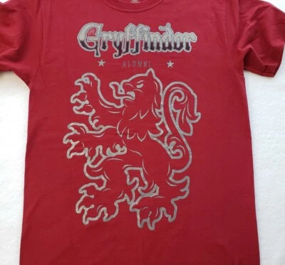 Harry Potter Gryffindor Alumni T-Shirt Size S/CH (34/36) Burgundy - Image 1 of 4