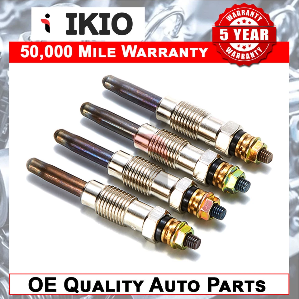 Ikio 4X PARA PEUGEOT PARTNER 205 309 405 1.8 1.9 D TD DIÉSEL CALEFACCIÓN BUJÍAS INCANDESCENTES GP Foto 1 de 1