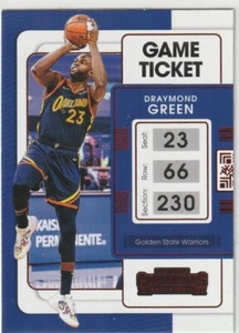 2021-22 Panini Contenders Game Ticket Red #40 Draymond Green Warriors - Picture 1 of 2