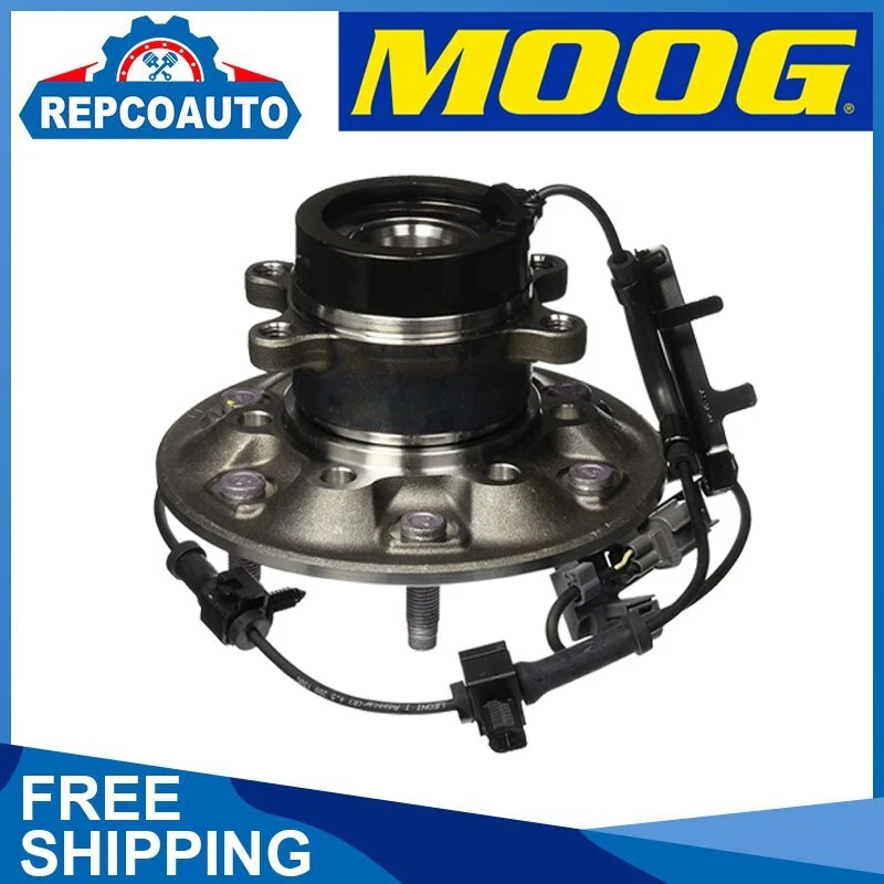 Rolamento de roda dianteira esquerda 4WD MOOG e cubo para Chevy Colorado GMC Canyon 6 parafusos - Imagem 1 de 4